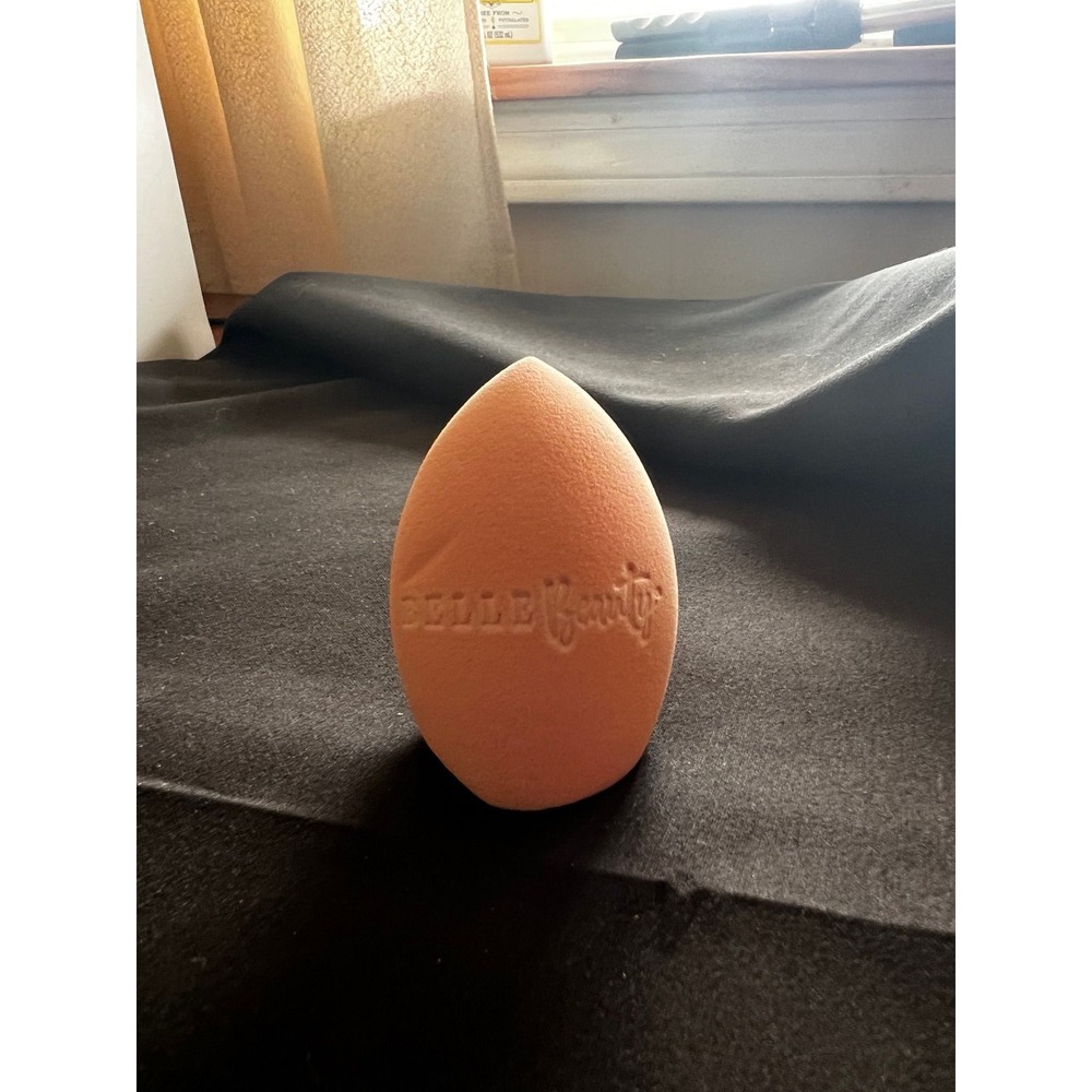 Belle Beauty Makeup Blender Peach Teardrop Angled Bottom Sponge